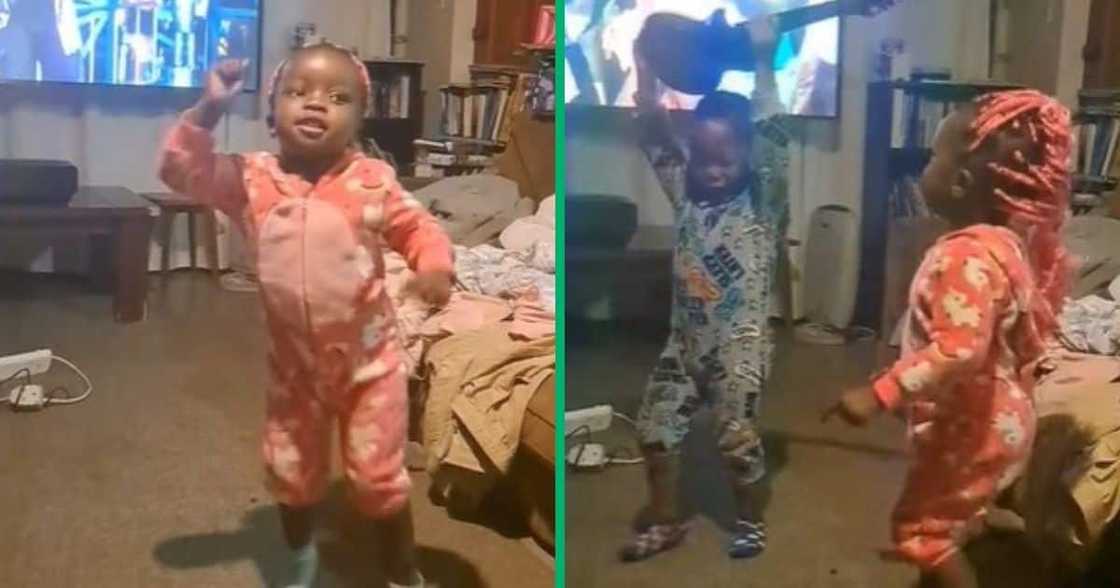 Kid sings and dances to Afrikaans song in TikTok video Kid sings and dances to Afrikaans song in TikTok video