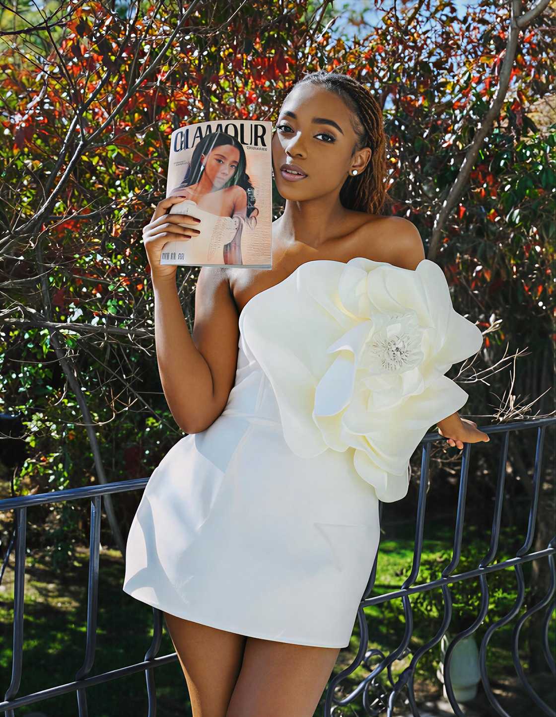 Ama looked different in a new picture