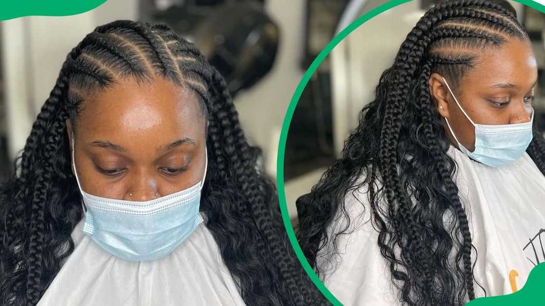 Tribal Braid with Curls Tribal Braid with Curls