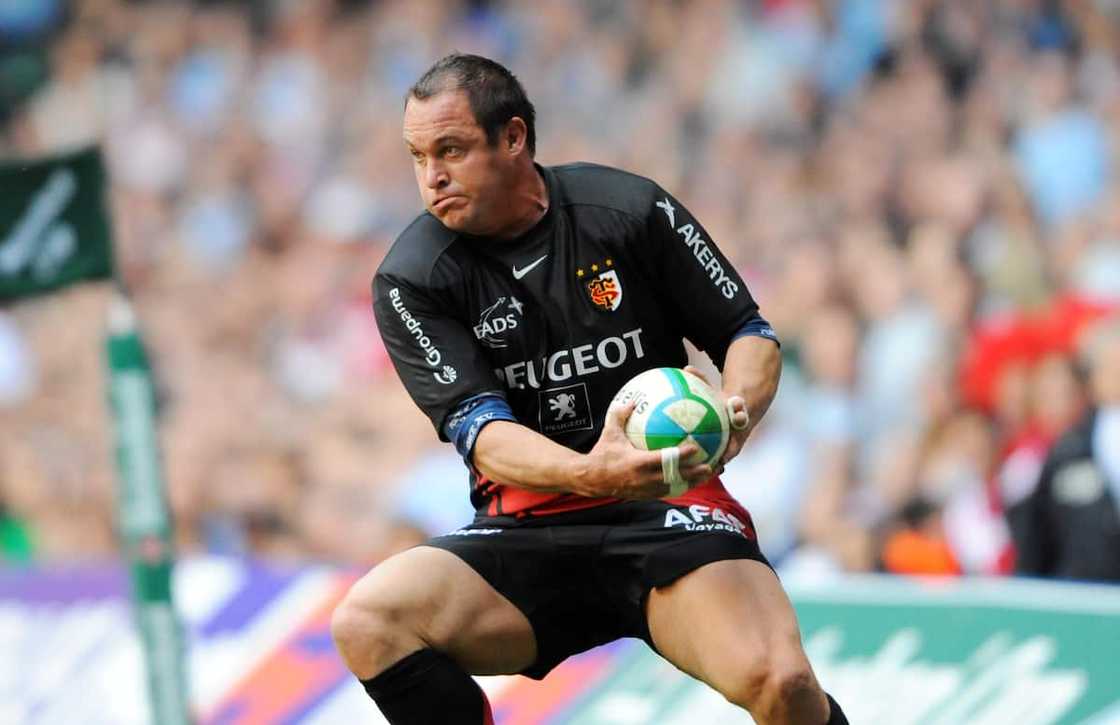 Daan Human during the Cardiff vs Toulouse H Cup quarter final match at Millenium Stadium de Cardiff in 2009.