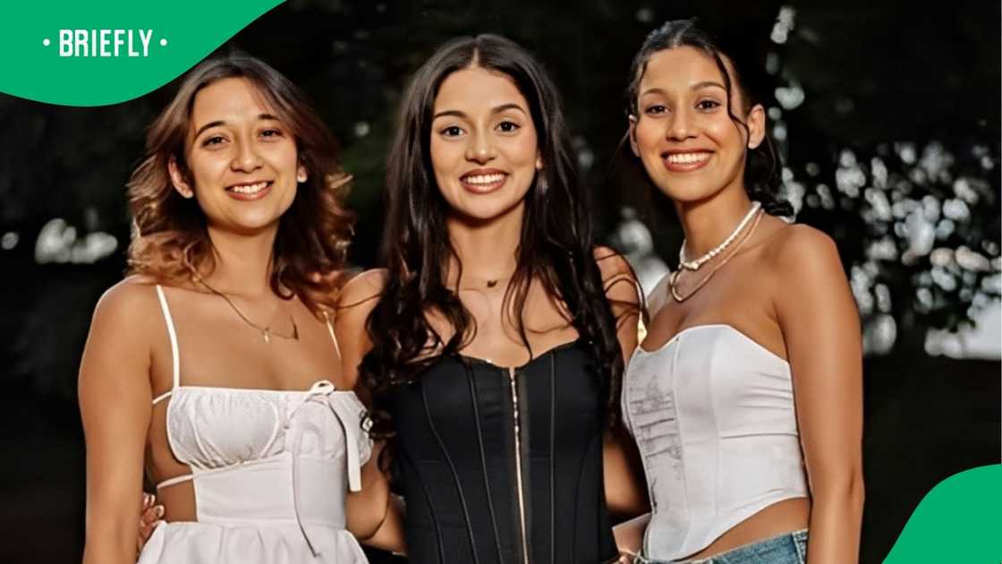 The Moodley sisters, Connor, Cassidy and Storm The Moodley sisters, Connor, Cassidy and Storm