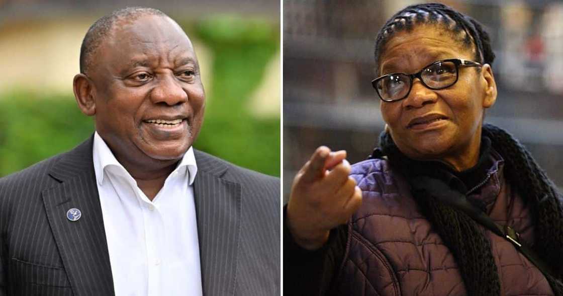 President Cyril Ramaphosa and Defence Minister Thandi Modise President Cyril Ramaphosa and Defence Minister Thandi Modise