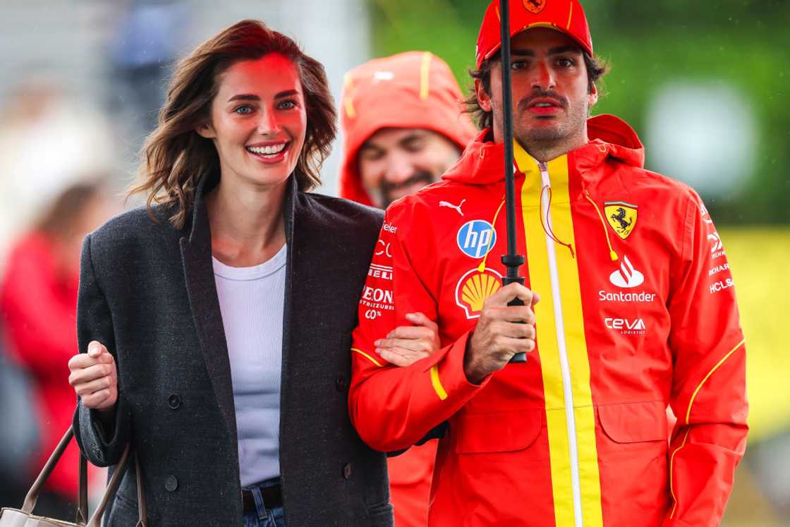 Carlos Sainz and Rebecca Donaldson at the F1 Grand Prix of Canada