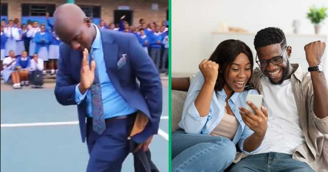 Mzansi hit the comments section to celebrate the Aquadene Secondary Life Science teacher in their own way. Mzansi hit the comments section to celebrate the Aquadene Secondary Life Science teacher in their own way.