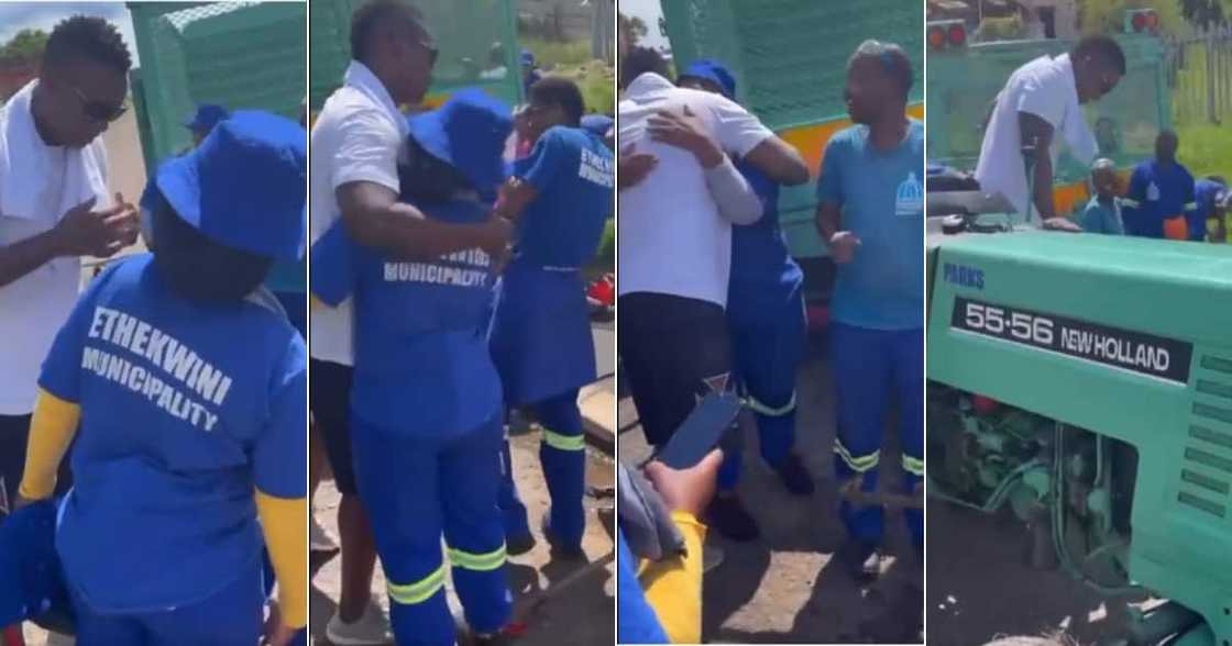 “You Got It Wrong”: Video of Duduzane Greeting Municipal Workers, Mixed Reactions Online “You Got It Wrong”: Video of Duduzane Greeting Municipal Workers, Mixed Reactions Online