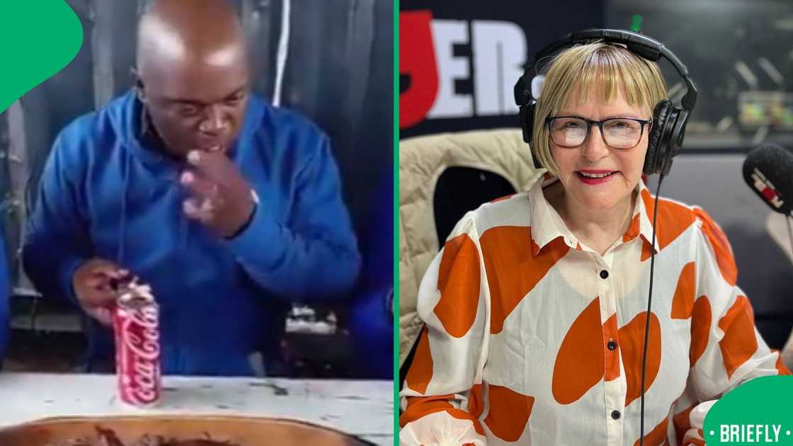 The image on the right captured Helen Zille