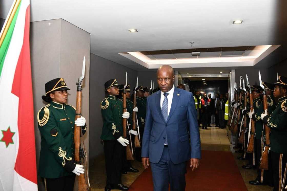 Burundi's prime minister Gervais Ndirakobuca is in SA for Cyril Ramaphosa's presidential inauguration