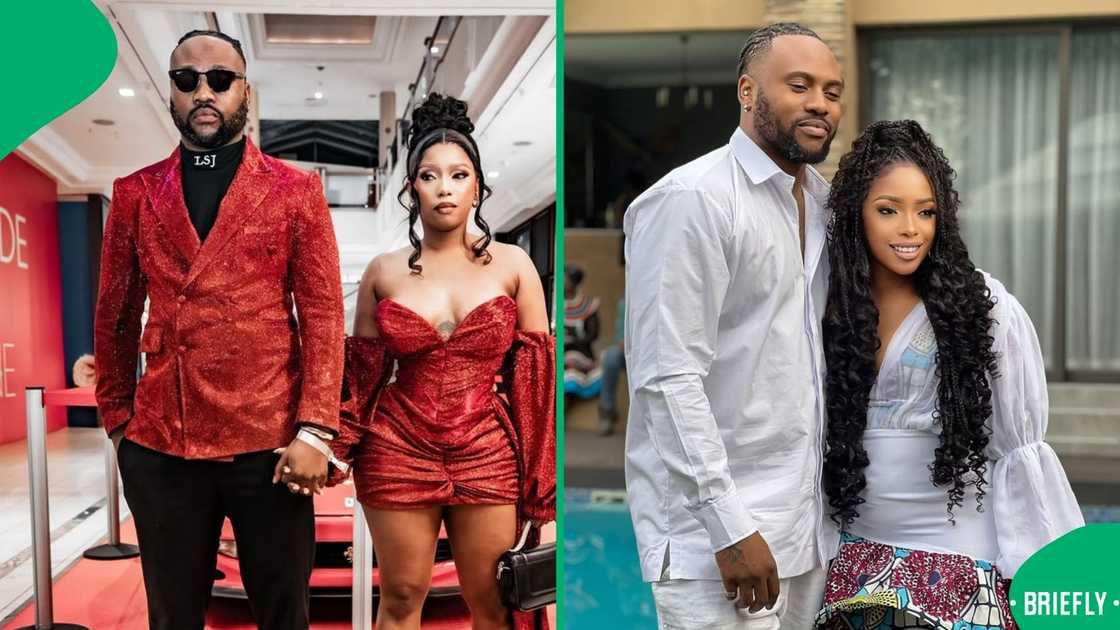 Sizwe Alakine with Gigi Lamayne Sizwe Alakine with Gigi Lamayne