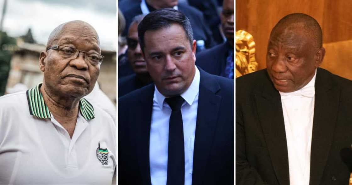 John Steenhuisen believes Jacob Zuma and Cyril Ramaphosa are one in the same John Steenhuisen believes Jacob Zuma and Cyril Ramaphosa are one in the same