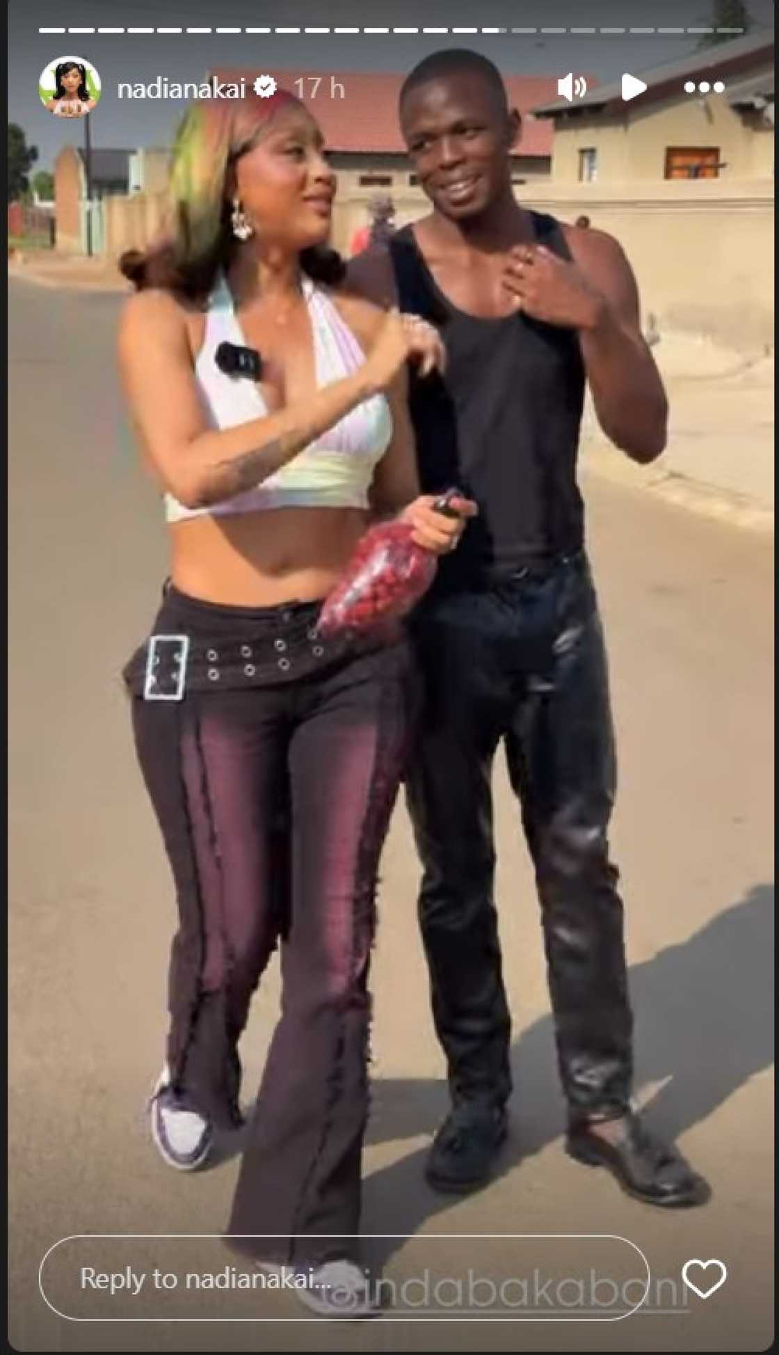 Nadia Nakai and Toss spark dating rumours again