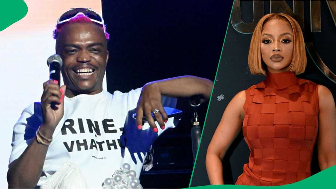 Somizi Mhlongo's first fashion show featured Mihlali Ndamase