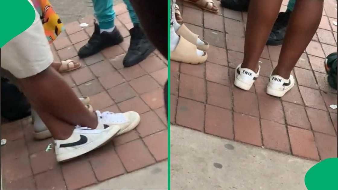 Mzansi laughs at man’s hilarious nike knockoff “ENIK” Mzansi laughs at man’s hilarious nike knockoff “ENIK”