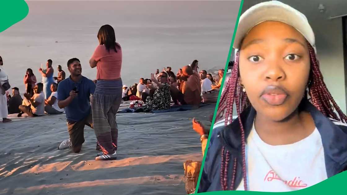 TikTok users congratulated strangers who were filmed in a romantic setup TikTok users congratulated strangers who were filmed in a romantic setup