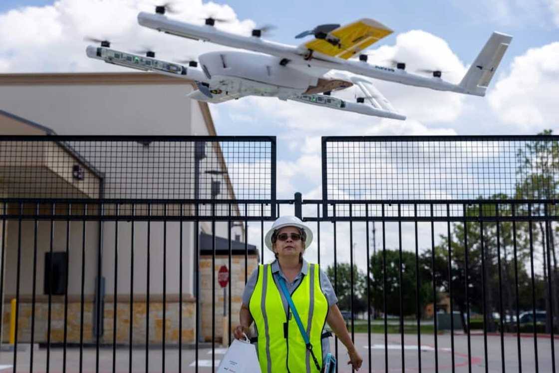 Flying shipments of pizzas and birthday gifts have still not become the norm that tech leaders predicted, but the service is available in parts of the United States Flying shipments of pizzas and birthday gifts have still not become the norm that tech leaders predicted, but the service is available in parts of the United States