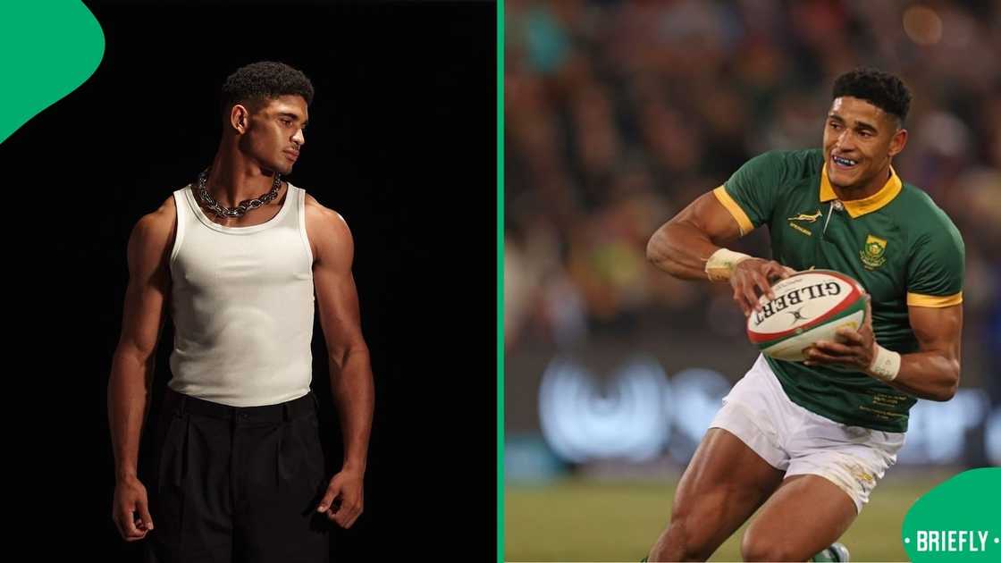 The now 23-year-old Sacha is living his childhood dream as a professional rugby player