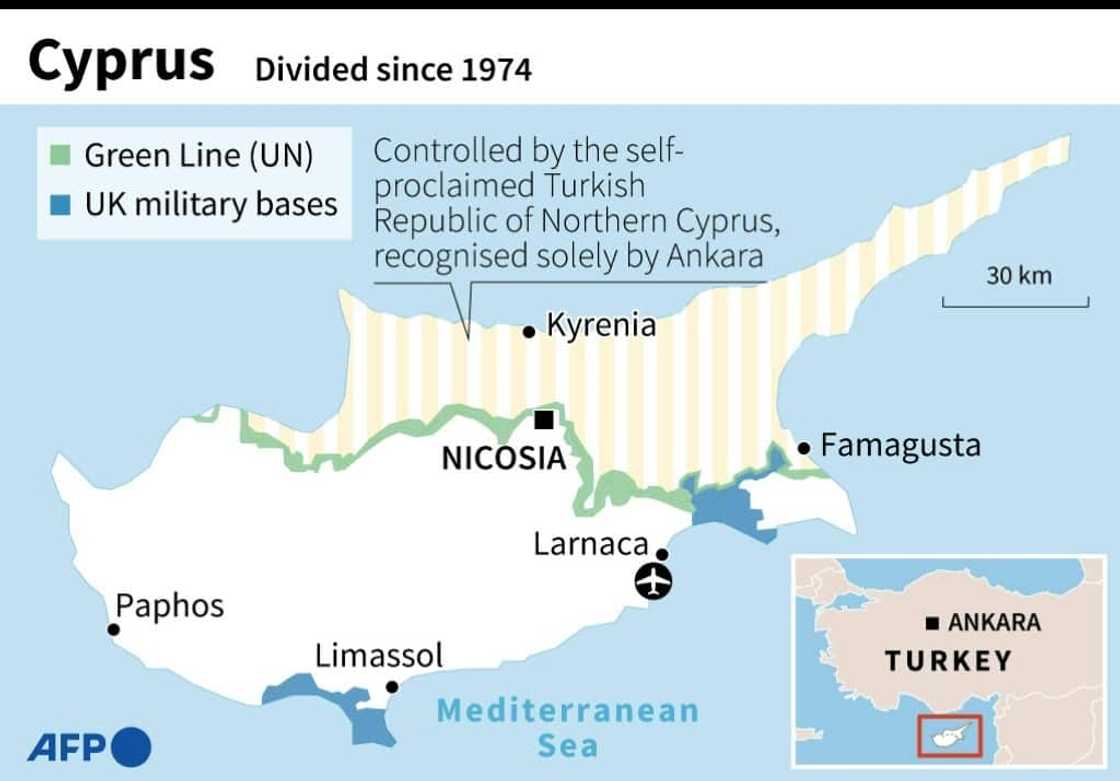 Map of Cyprus Map of Cyprus