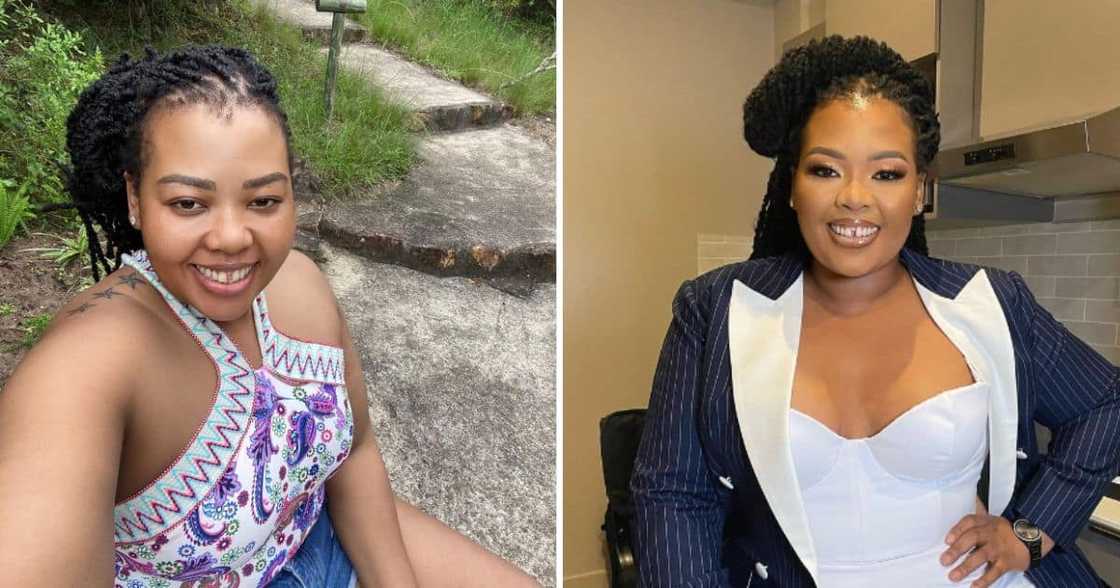 Anele Mdoda celebrates new gig Anele Mdoda celebrates new gig