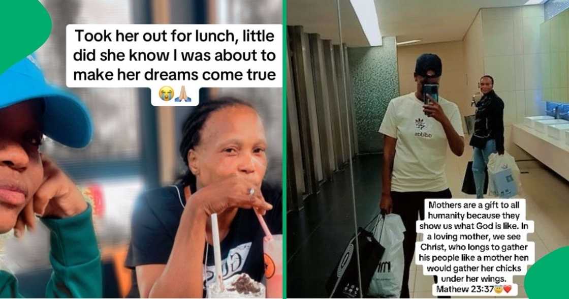 A woman made her mother proud by doing things she always wanted to do. A woman made her mother proud by doing things she always wanted to do.