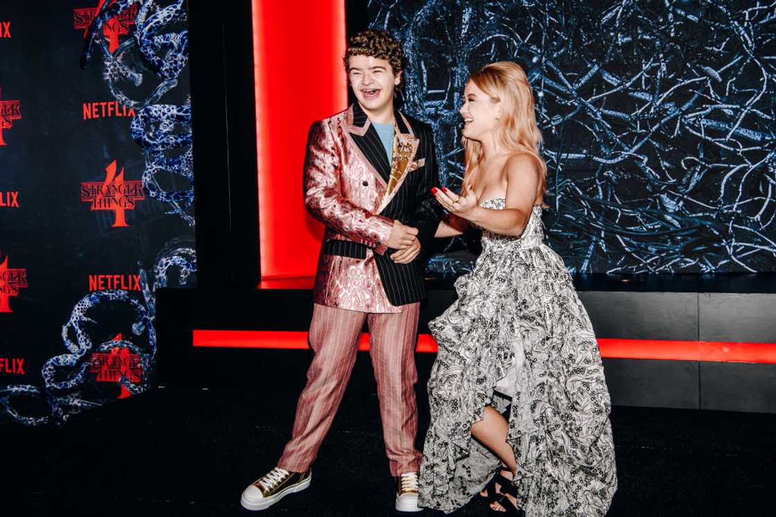 Gaten Matarazzo and Elizabeth Yu Gaten Matarazzo and Elizabeth Yu