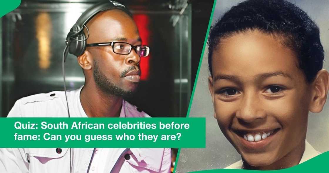 A quiz to test SA's knowleged on the pictures of the younger celebrities. A quiz to test SA's knowleged on the pictures of the younger celebrities.