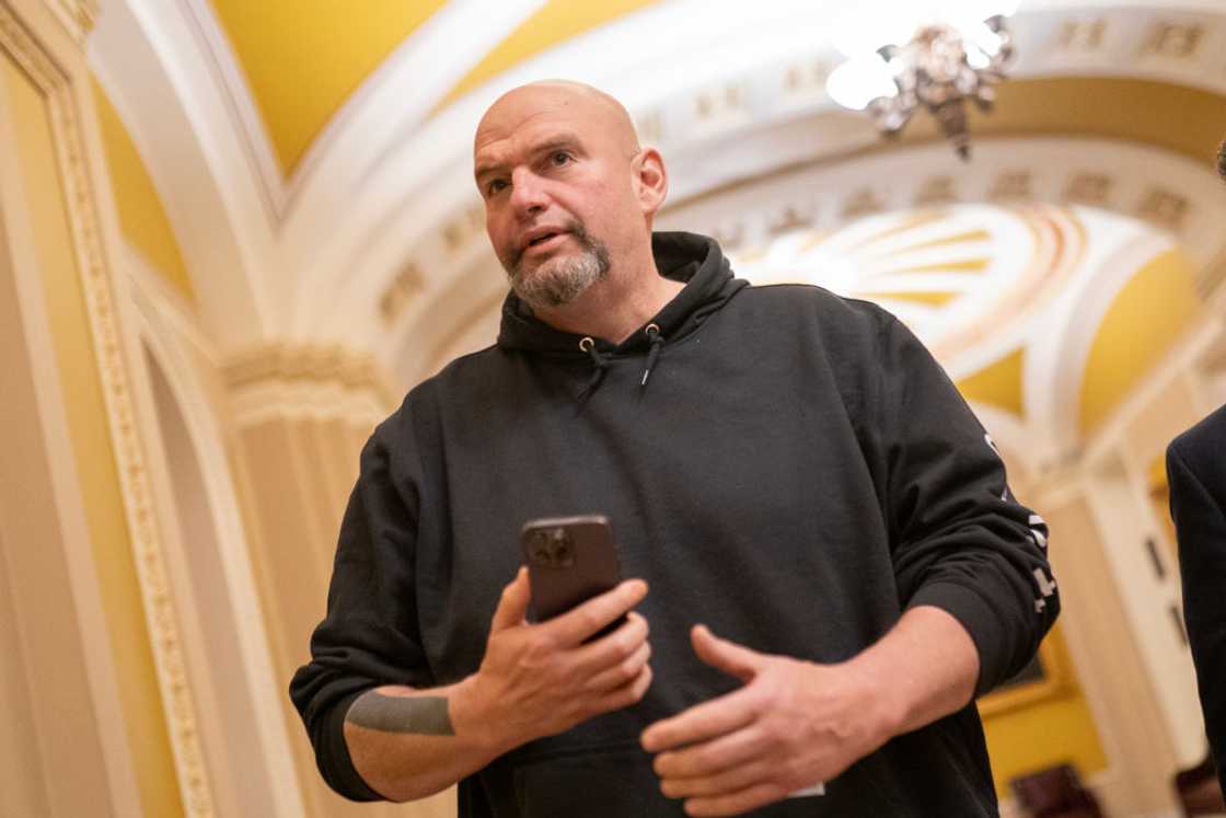U.S. Sen. John Fetterman (D-PA) around the Senate Chambers U.S. Sen. John Fetterman (D-PA) around the Senate Chambers
