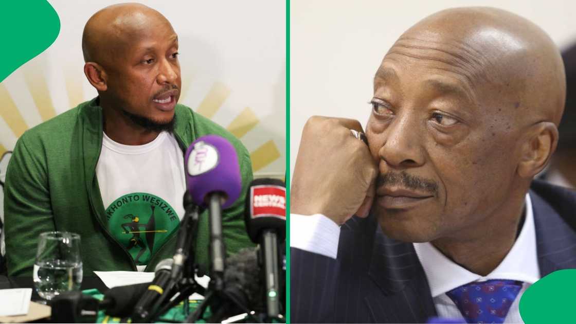 MK Party spokesperson Nhlamulo Ndhlela denied his uncle Tom Moyane awarded him the SARS tender he received in 2016 MK Party spokesperson Nhlamulo Ndhlela denied his uncle Tom Moyane awarded him the SARS tender he received in 2016