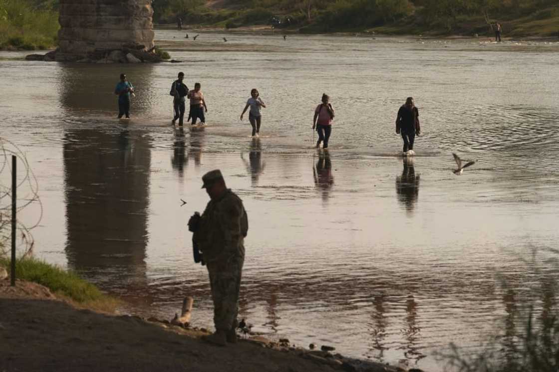 Hundreds of thousands of people have tried to cross into the United States over its southern border in the last year Hundreds of thousands of people have tried to cross into the United States over its southern border in the last year