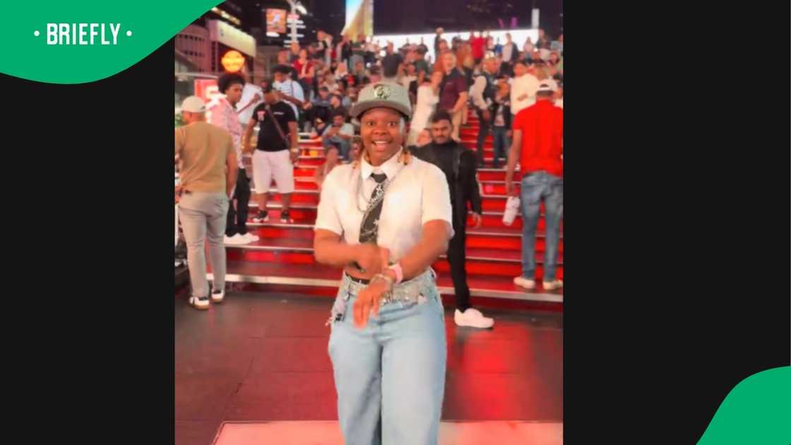 A young woman went viral. A young woman went viral.