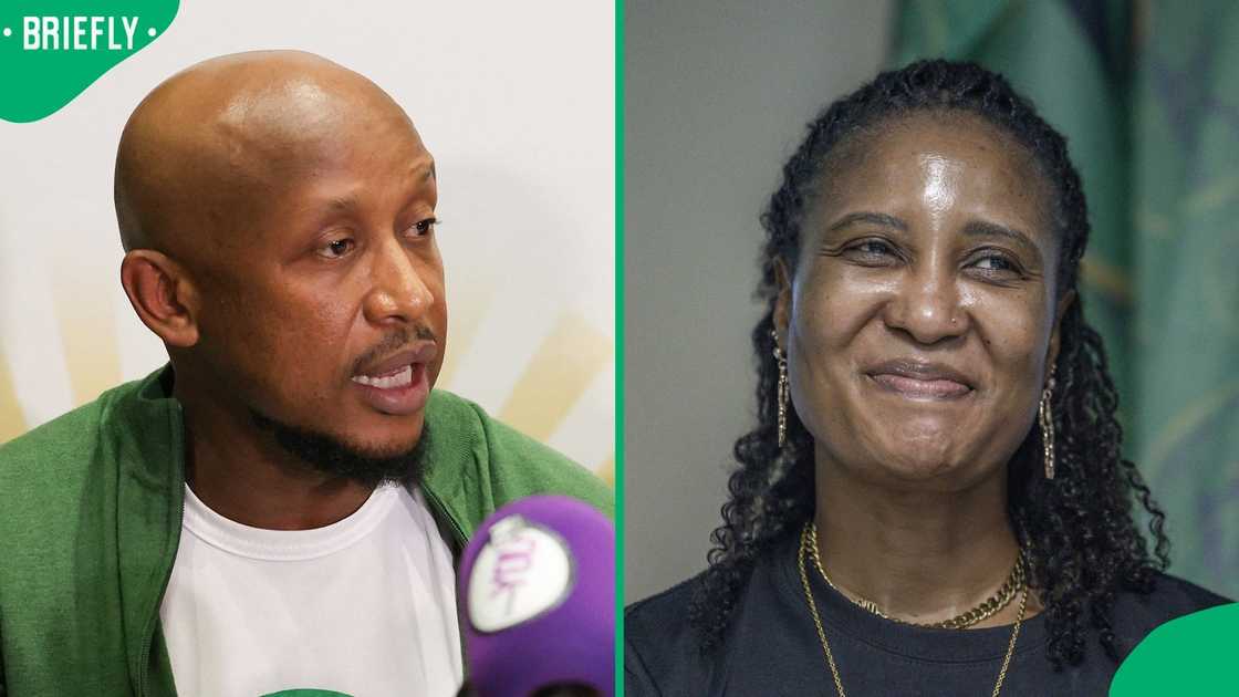 Nhlamulo Ndhlela and Duduzile Zuma-Sambudla