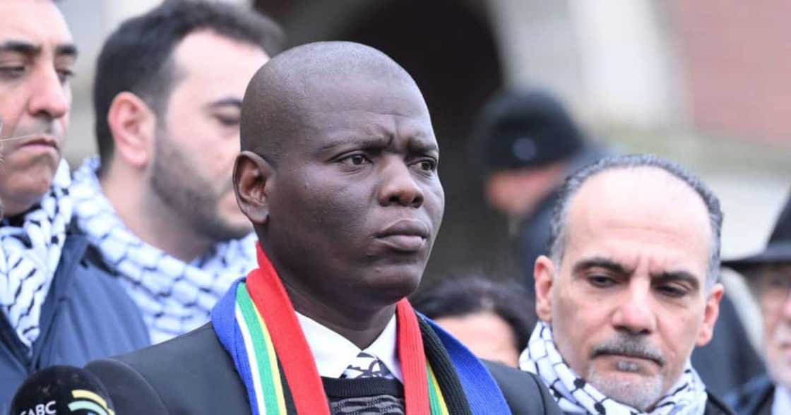 Justice Minister Ronald Lamola was accused to promoting antisemitism Justice Minister Ronald Lamola was accused to promoting antisemitism