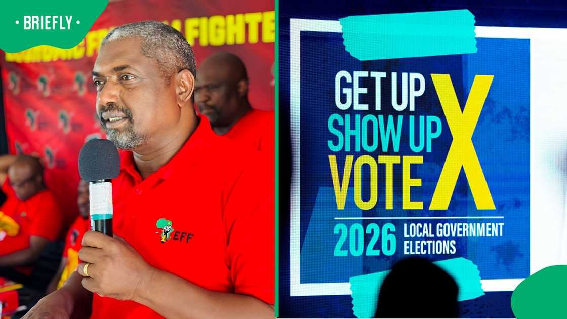 Economic Freedom Fighters Deputy President Godrich Gardee slammed the IEC after an official allegedly registered people's IDs in their absence Economic Freedom Fighters Deputy President Godrich Gardee slammed the IEC after an official allegedly registered people's IDs in their absence