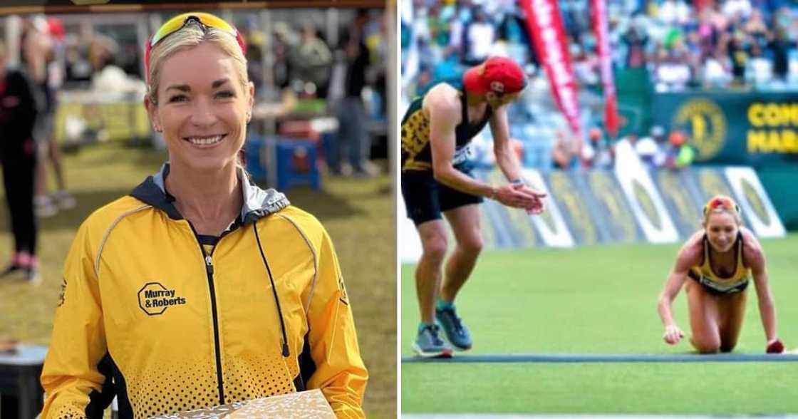 Jenna Challenor won hearts at the Comrades Marathon with her determination Jenna Challenor won hearts at the Comrades Marathon with her determination