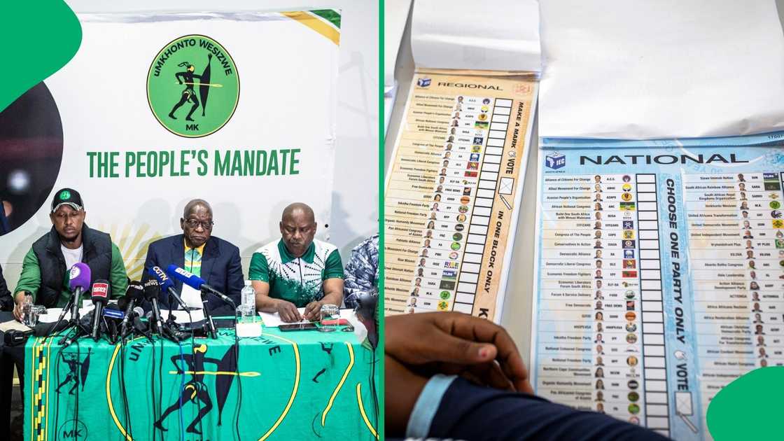 The uMkhonto weSizwe Party maintains they were robbed of votes during the national elections. The uMkhonto weSizwe Party maintains they were robbed of votes during the national elections.