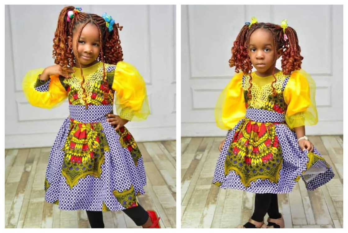 Ankara style for baby girl Ankara style for baby girl