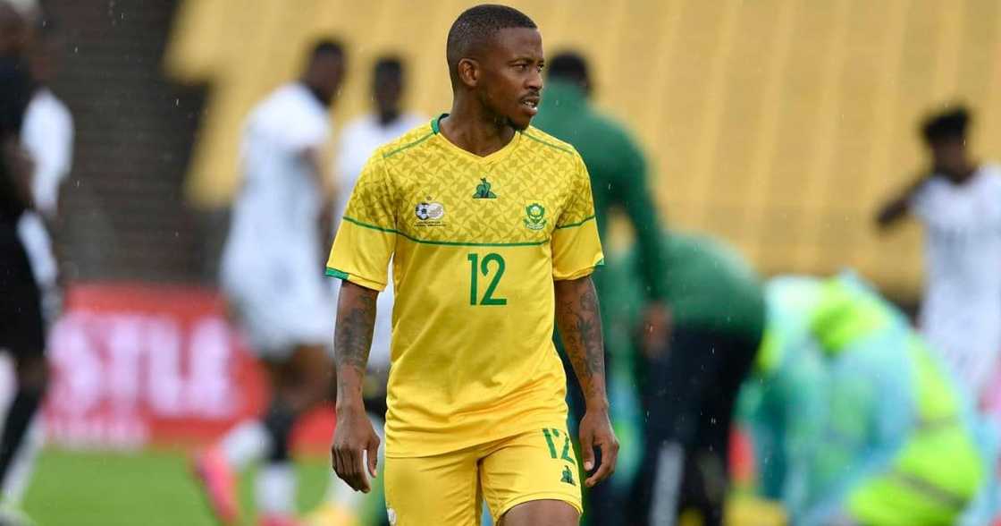 Thabiso Kutumela, Hugo Broos, Bafana Bafana, Mamelodi Sundowns, withdraw, international duty, World Cup qualifiers