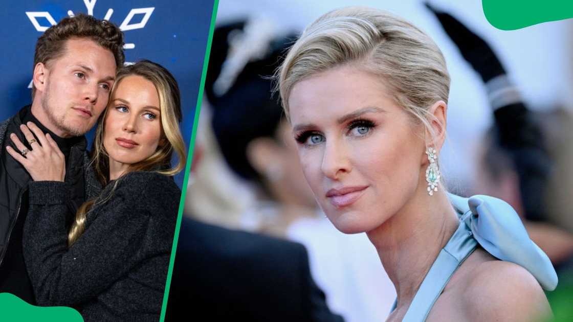 Barron Hilton II and Tessa Walderdorf at a private event in 2023 (L). Nicky Hilton at the 2024 Cannes Film Festival (R) Barron Hilton II and Tessa Walderdorf at a private event in 2023 (L). Nicky Hilton at the 2024 Cannes Film Festival (R)
