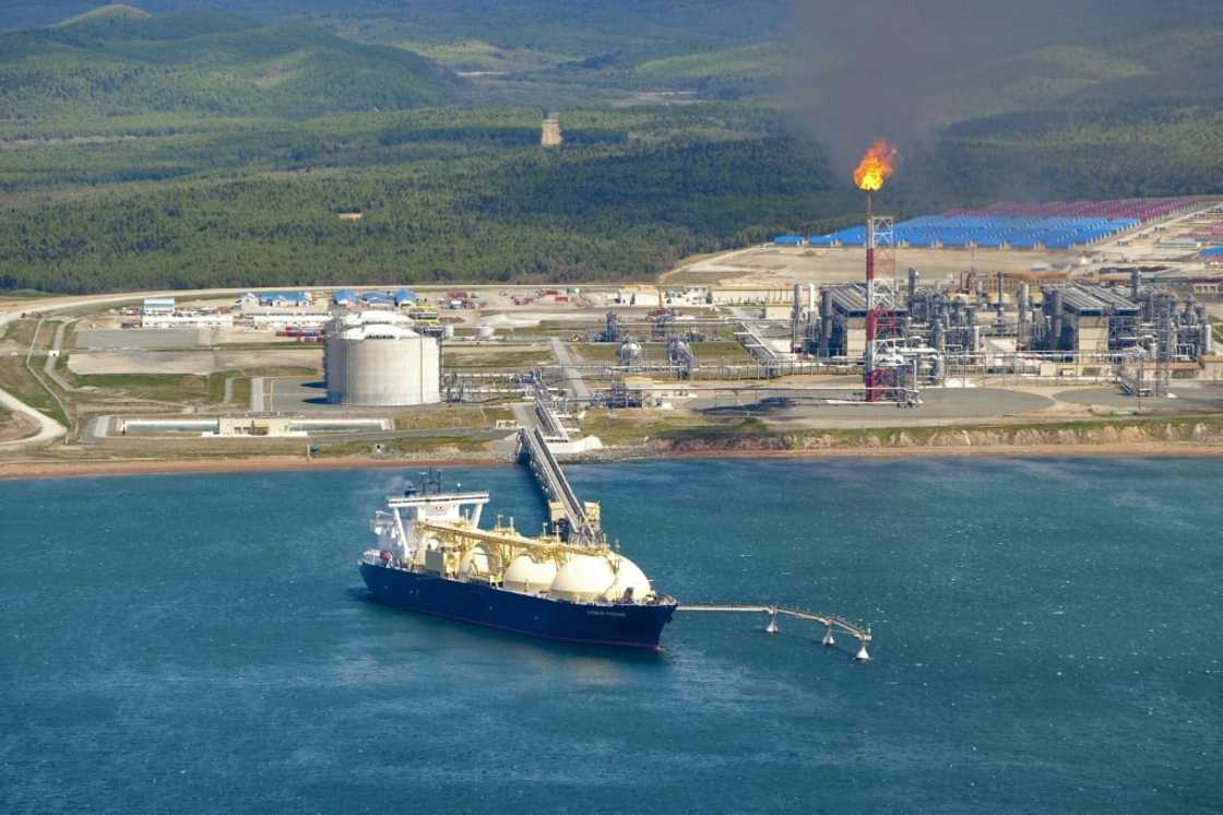 Russia supplies around nine percent of Japan's liquified natural gas