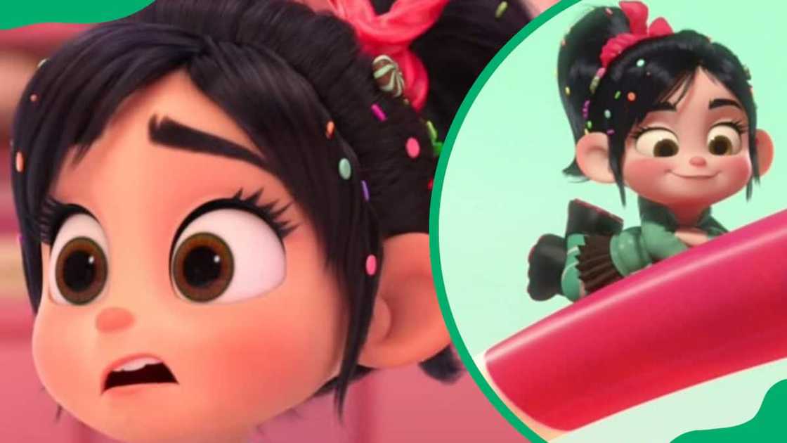 Vanellope von Schweetz having a good time Vanellope von Schweetz having a good time