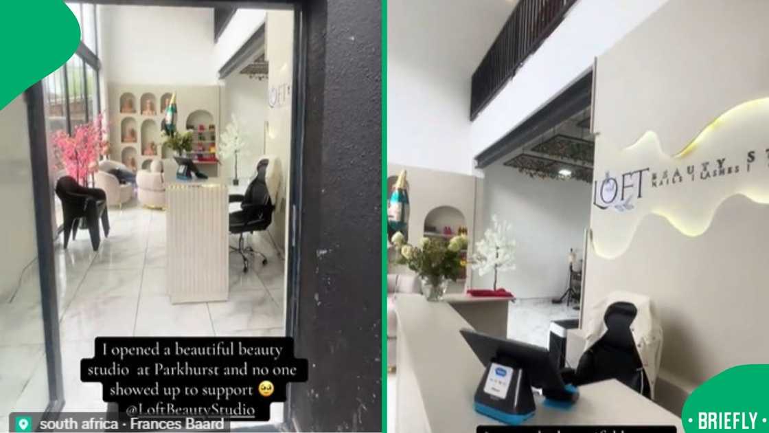 The beauty business story reached social media users who admired the studio’s clean and modern look