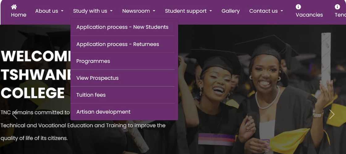 Tshwane North college online application