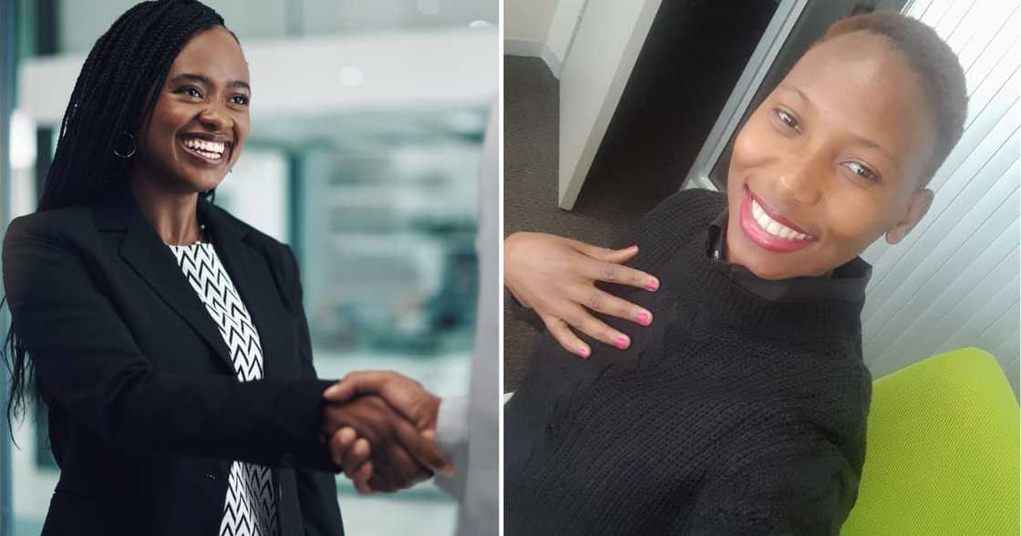 Lady from Mpumalanga thrilled about new job Lady from Mpumalanga thrilled about new job
