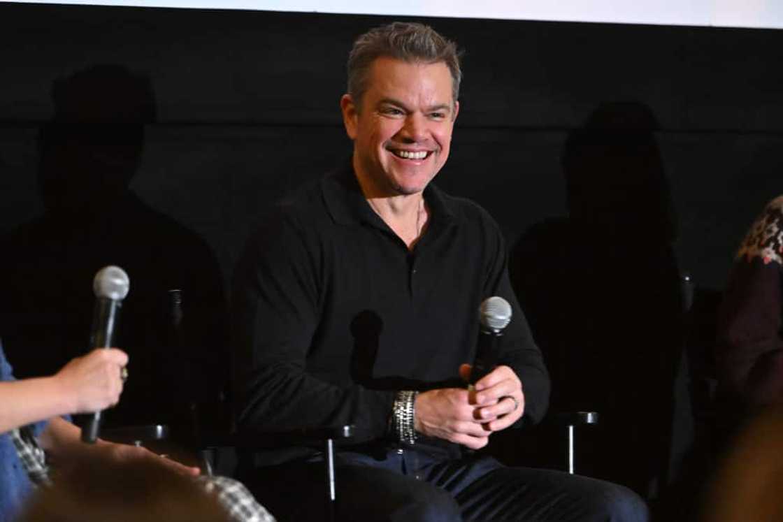 Matt Damon onstage