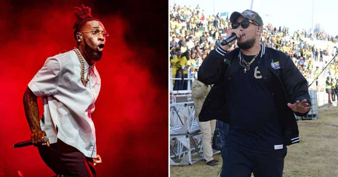 Burna Boy mourns AKA's death Burna Boy mourns AKA's death