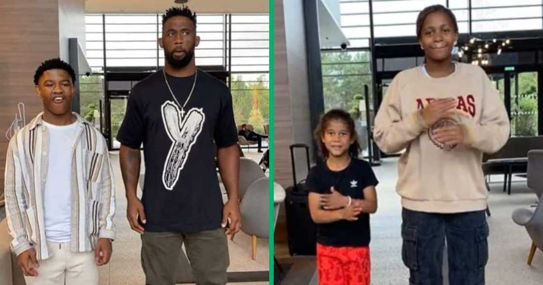 Siya Kolisi dances with brother, Keziah Kolisi Siya Kolisi dances with brother, Keziah Kolisi