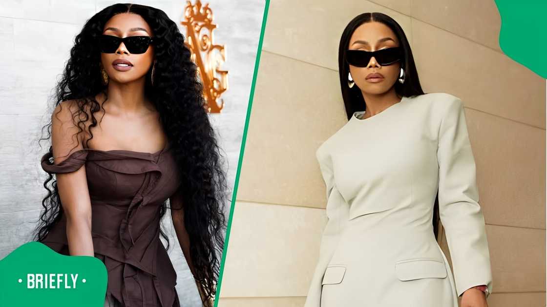 Bonang Matheba showed off her make-up free look. Bonang Matheba showed off her make-up free look.