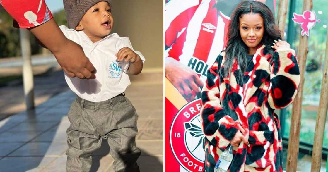 Babes Wodumo and baby Sponge Babes Wodumo and baby Sponge