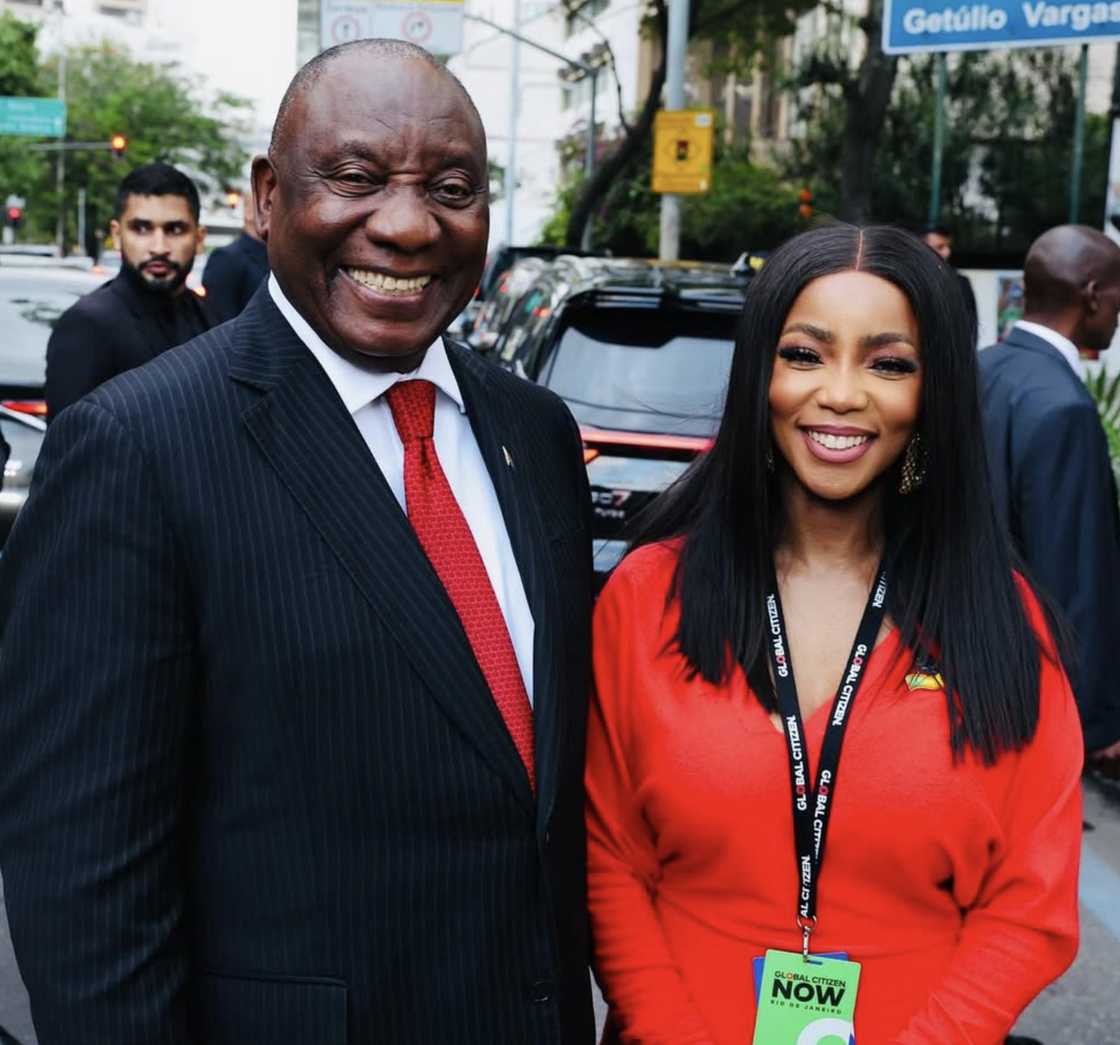Athi Geleba celebrated Cyril Ramaphosa's birthday Athi Geleba celebrated Cyril Ramaphosa's birthday