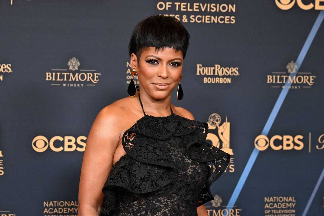 Tamron Hall at the 51st Daytime Emmy Awards Tamron Hall at the 51st Daytime Emmy Awards