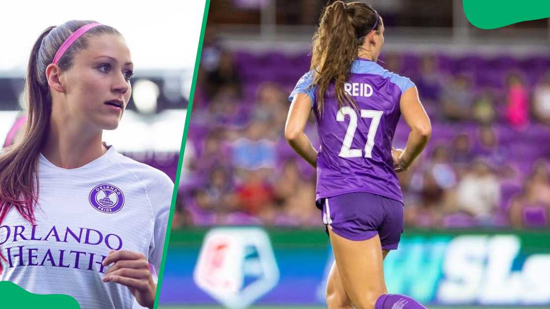 Morgan Reid at an Orlando Pride game Morgan Reid at an Orlando Pride game