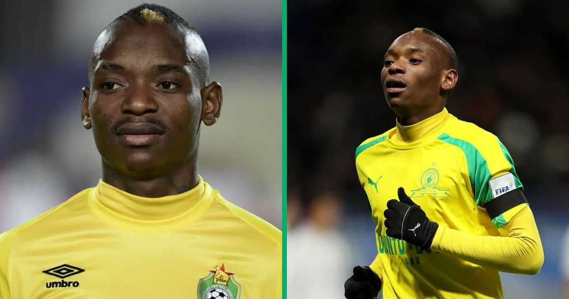 Khama Billiat was spotted training with Supersport United Khama Billiat was spotted training with Supersport United